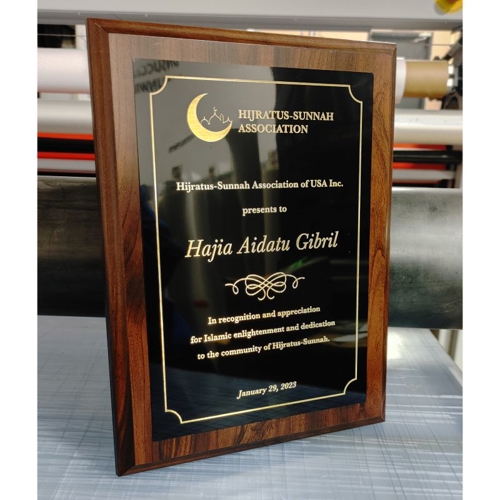 Awards and Plaques